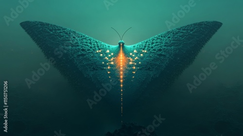 A digital creation presenting complex fractal motifs lit by dynamic light sources, imparting an aura of modern energy and fluid motion.