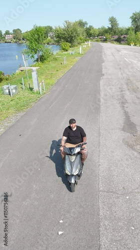 motorcycle on the road