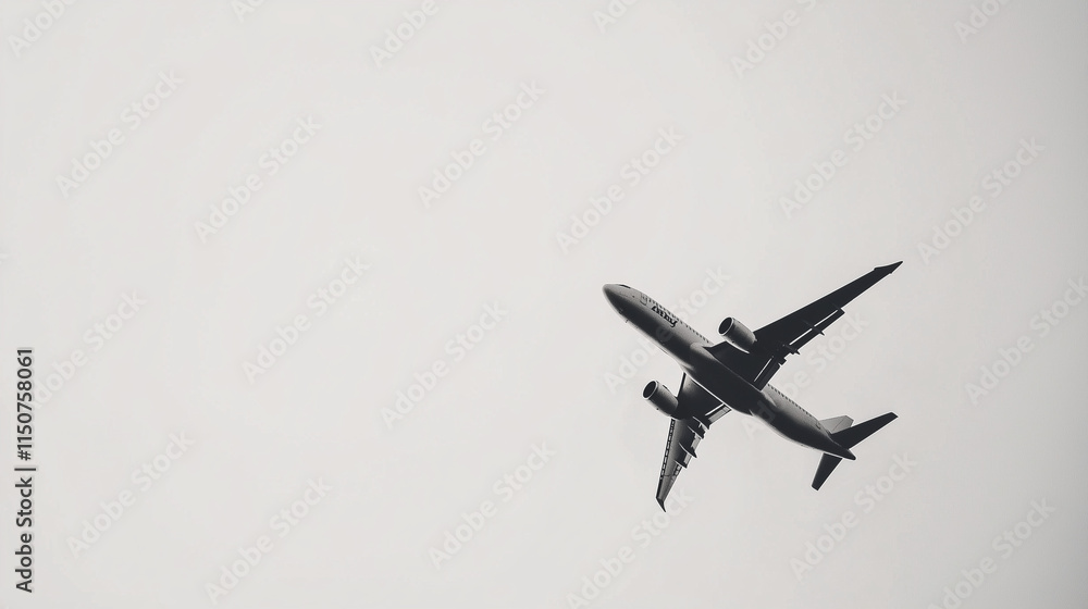 Fototapeta premium Airplane isolated