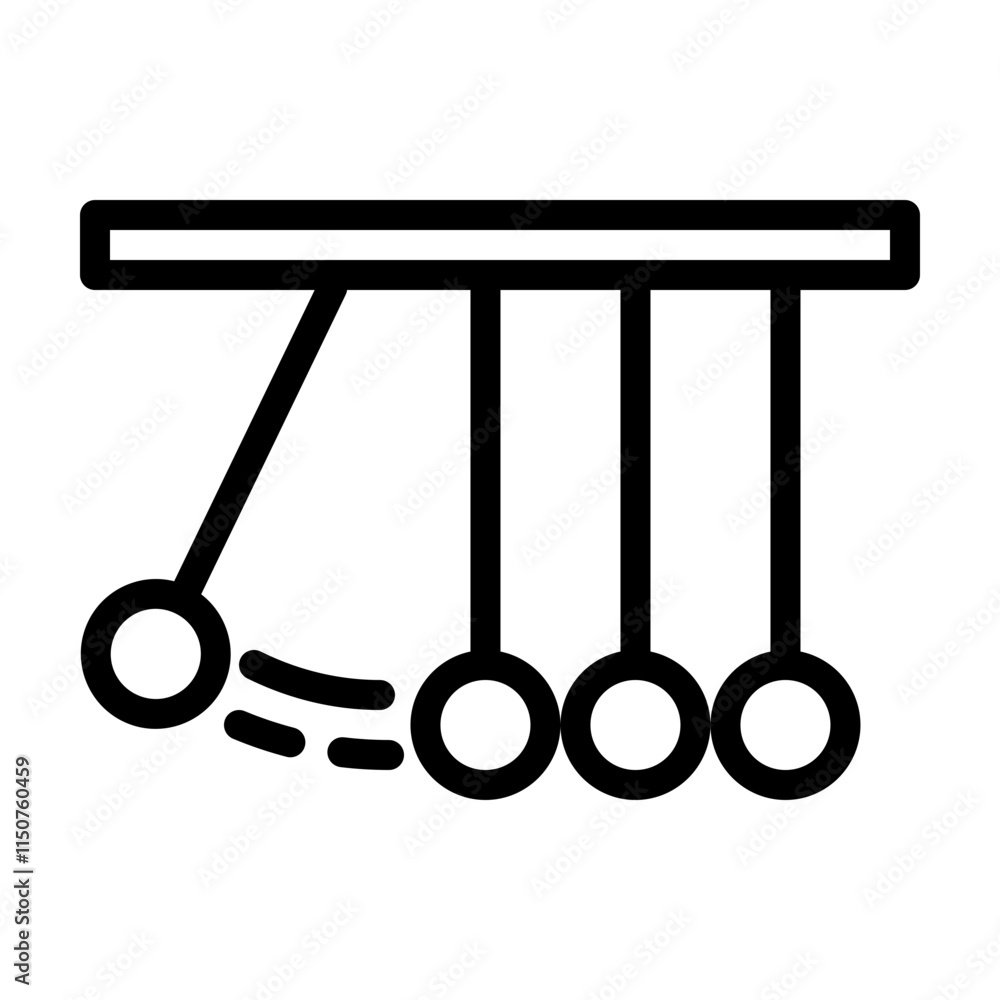 Design Illustration vector graphic of pendulum icon with line style. Suitable for UI, mobile design, web design, etc. Design Illustration vector graphic of pendulum icon with line style. Suitable for UI, mobile design, web design, etc.