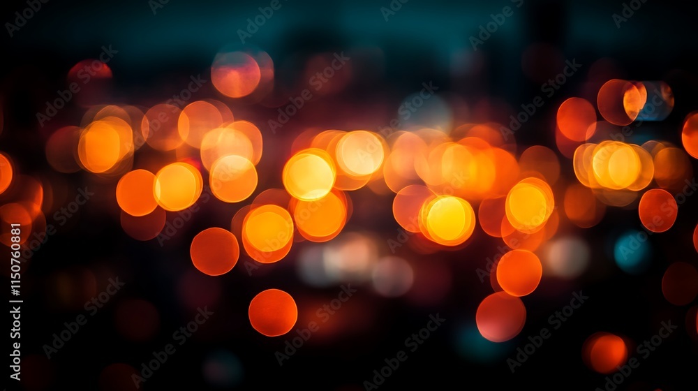 Abstract Orange and Red Bokeh Lights Background Abstract Orange and Red Bokeh Lights Background