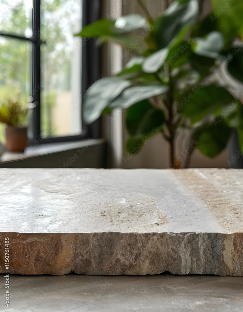 Stone platform to showcase products against a natural background. Stone platform to showcase products against a natural background.