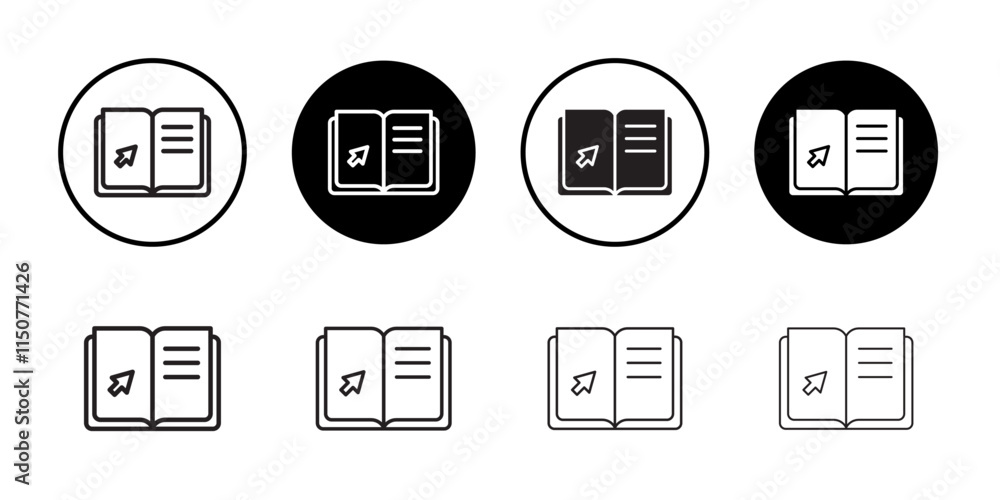 E-book icon Flat art in black and white isolated E-book icon Flat art in black and white isolated
