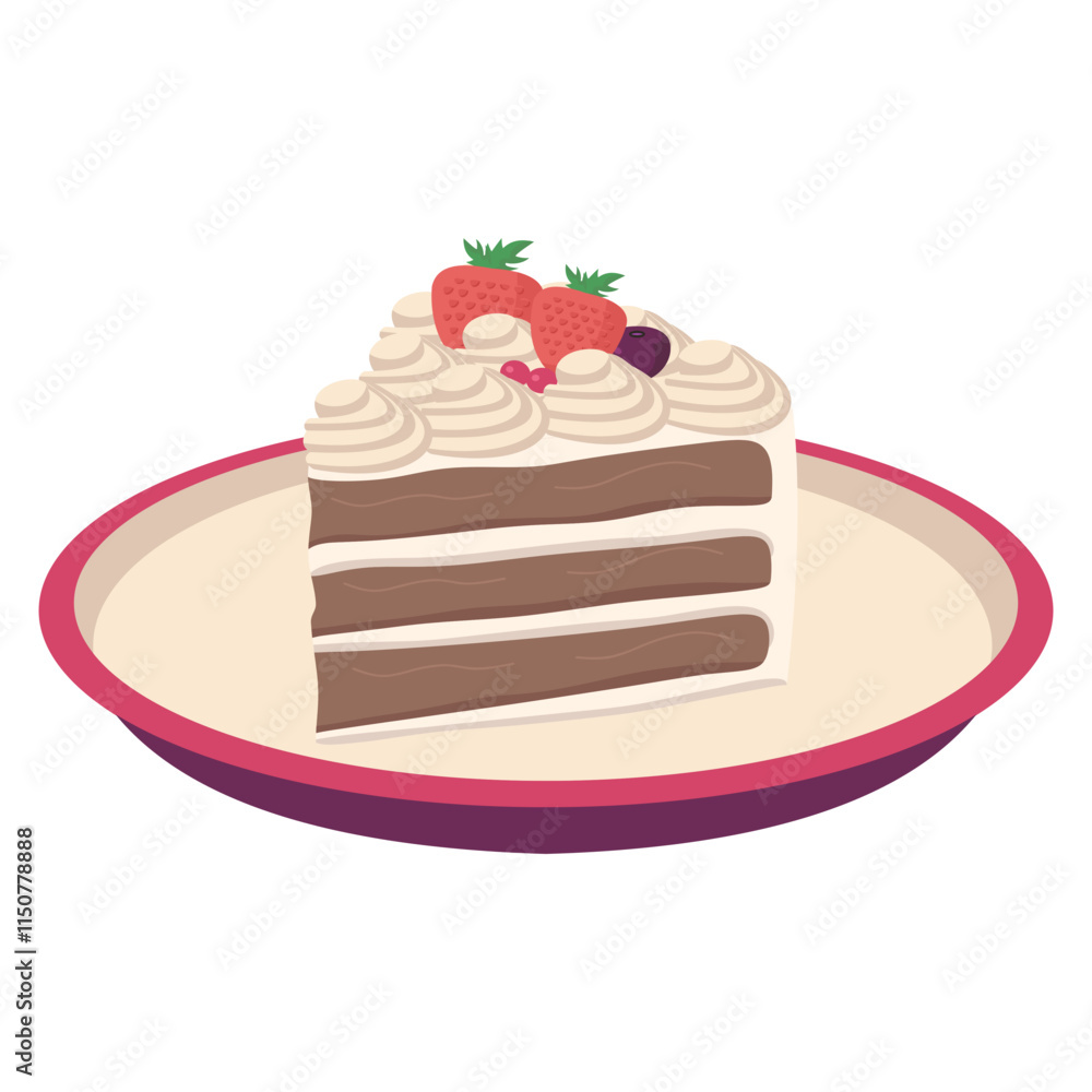 Bee Sting Cake and Apfelstrudel: Stunning Vector Illustrations Bee Sting Cake and Apfelstrudel: Stunning Vector Illustrations