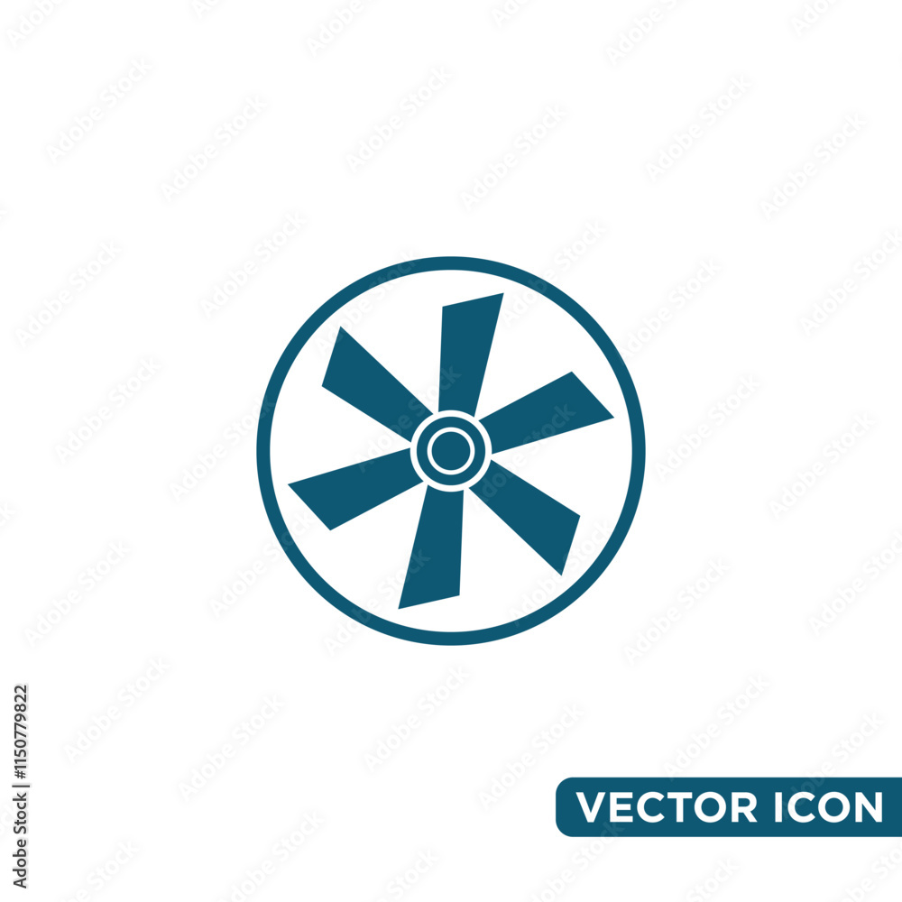 Simple Fan Icon Design Template Simple Fan Icon Design Template