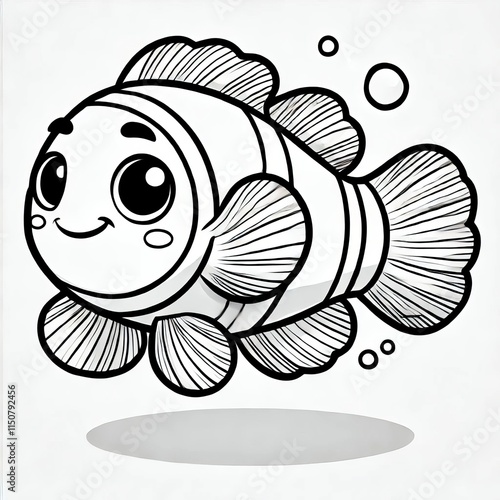 clownfish image used for coloring
