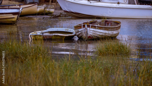 Leigh Harbour on gray day