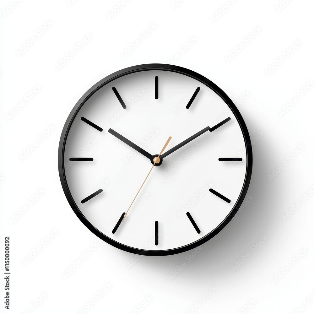 Modern Wall Clock with Minimalist Design and Clean White Face, Simple Elegance for Home and Office Decor Modern Wall Clock with Minimalist Design and Clean White Face, Simple Elegance for Home and Office Decor