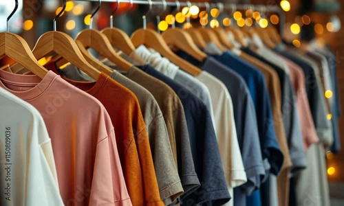 t shirts in a store textile clothing wear shopping fashion