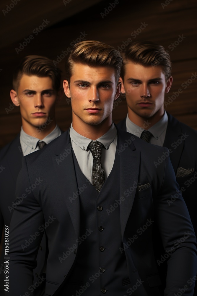 Beautiful guys of fashion appearance posing for professional photographer very brutal and beautiful Beautiful guys of fashion appearance posing for professional photographer very brutal and beautiful