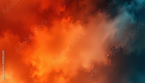 Wallpaper Mural the sky is a nebula on fire Torontodigital.ca