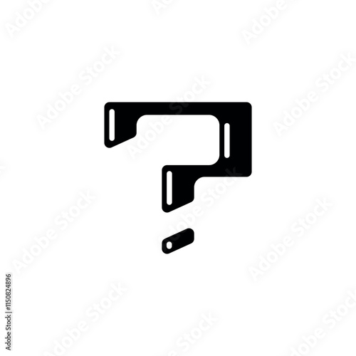 question mark icon vector design template elegant style 