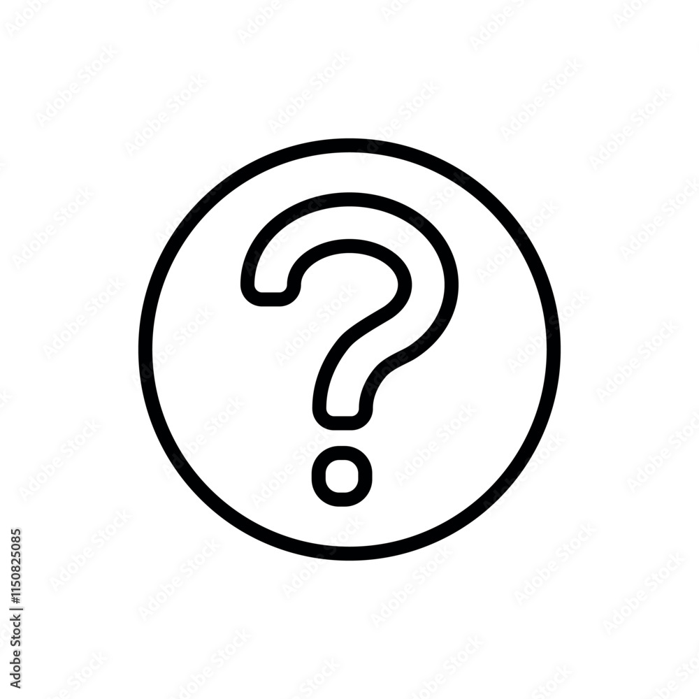 question mark icon vector design template elegant style question mark icon vector design template elegant style