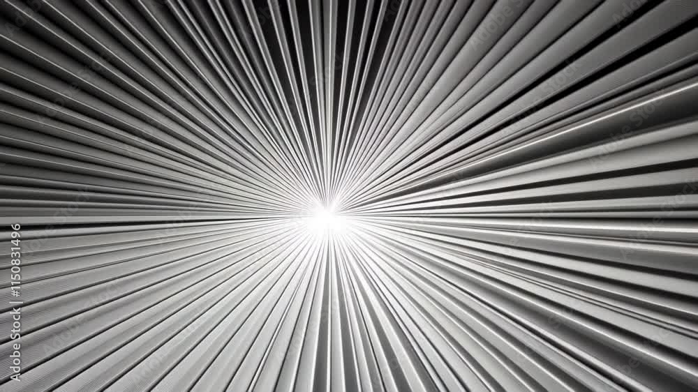 Abstract design featuring radiating lines creating a dynamic sense of depth and movement. Abstract design featuring radiating lines creating a dynamic sense of depth and movement.
