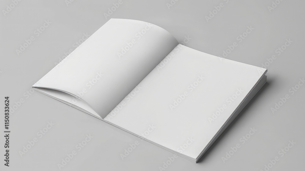 blank pages of a book blank pages of a book