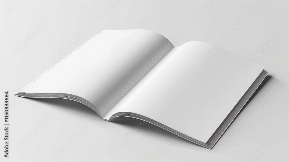 blank open book with pages blank open book with pages