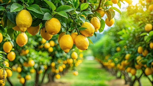 Lemon trees in Japan , lemon trees, seto inland sea, japan