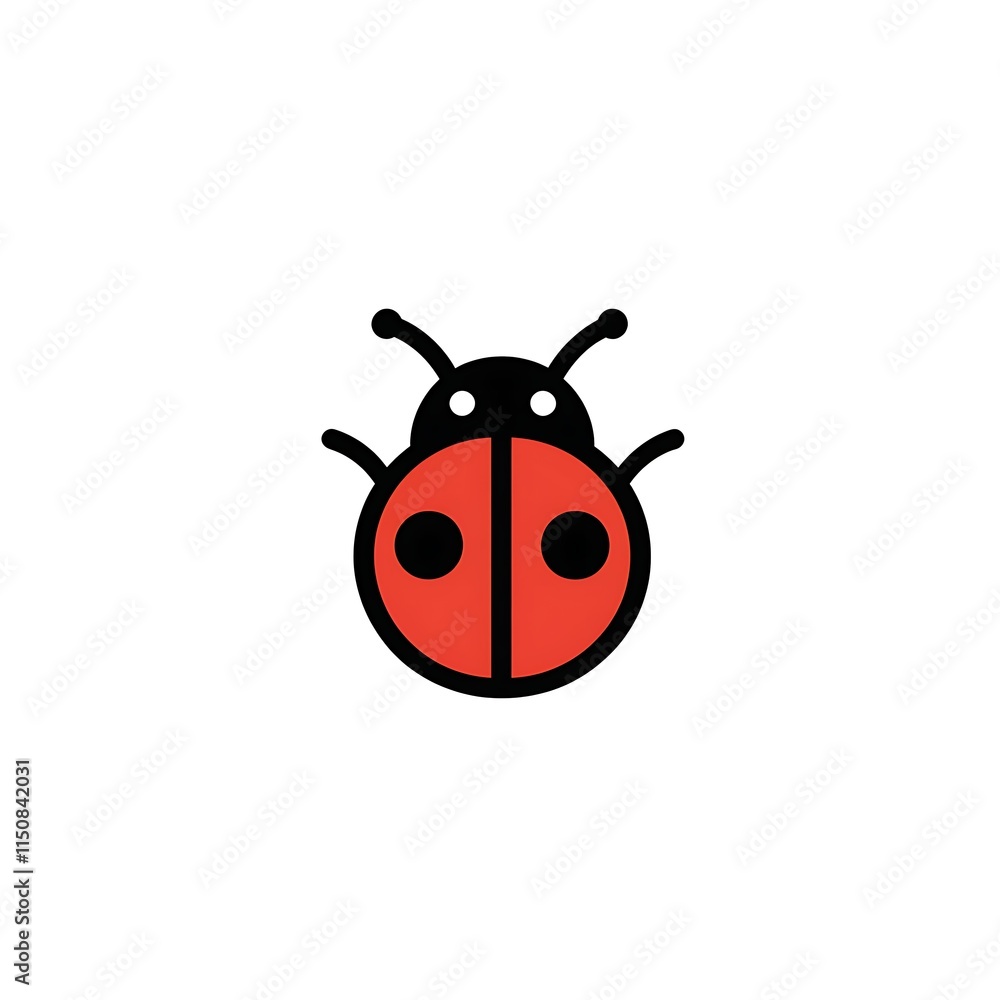Fototapeta premium ladybug icon