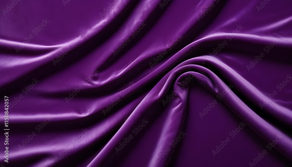 Obraz premium Clear Plain Shiny Warm Soft Vintage Bokeh Cloudy Wave Like Geometric Purple Background or Texture