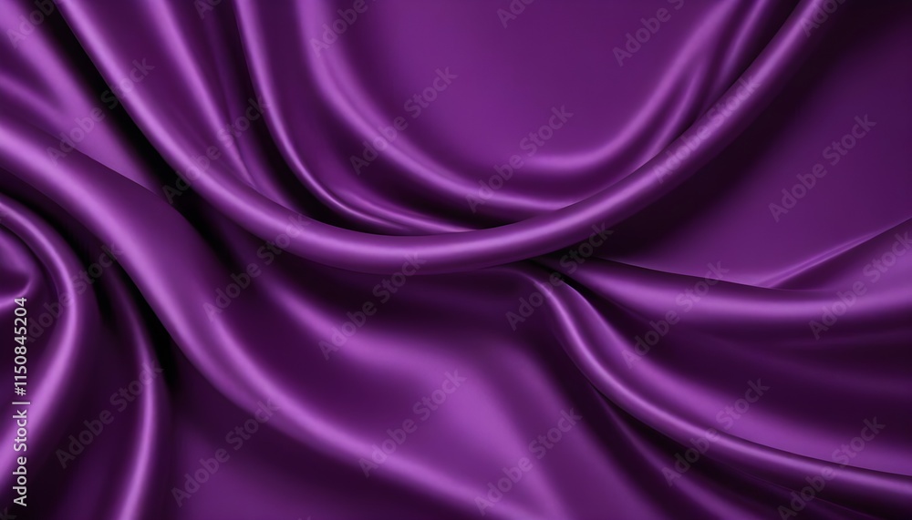 Fototapeta premium Clear Plain Shiny Warm Soft Vintage Bokeh Cloudy Wave Like Geometric Purple Background or Texture