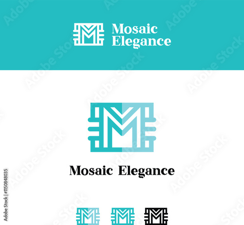 Mosaic Elegance Minimal loo template
