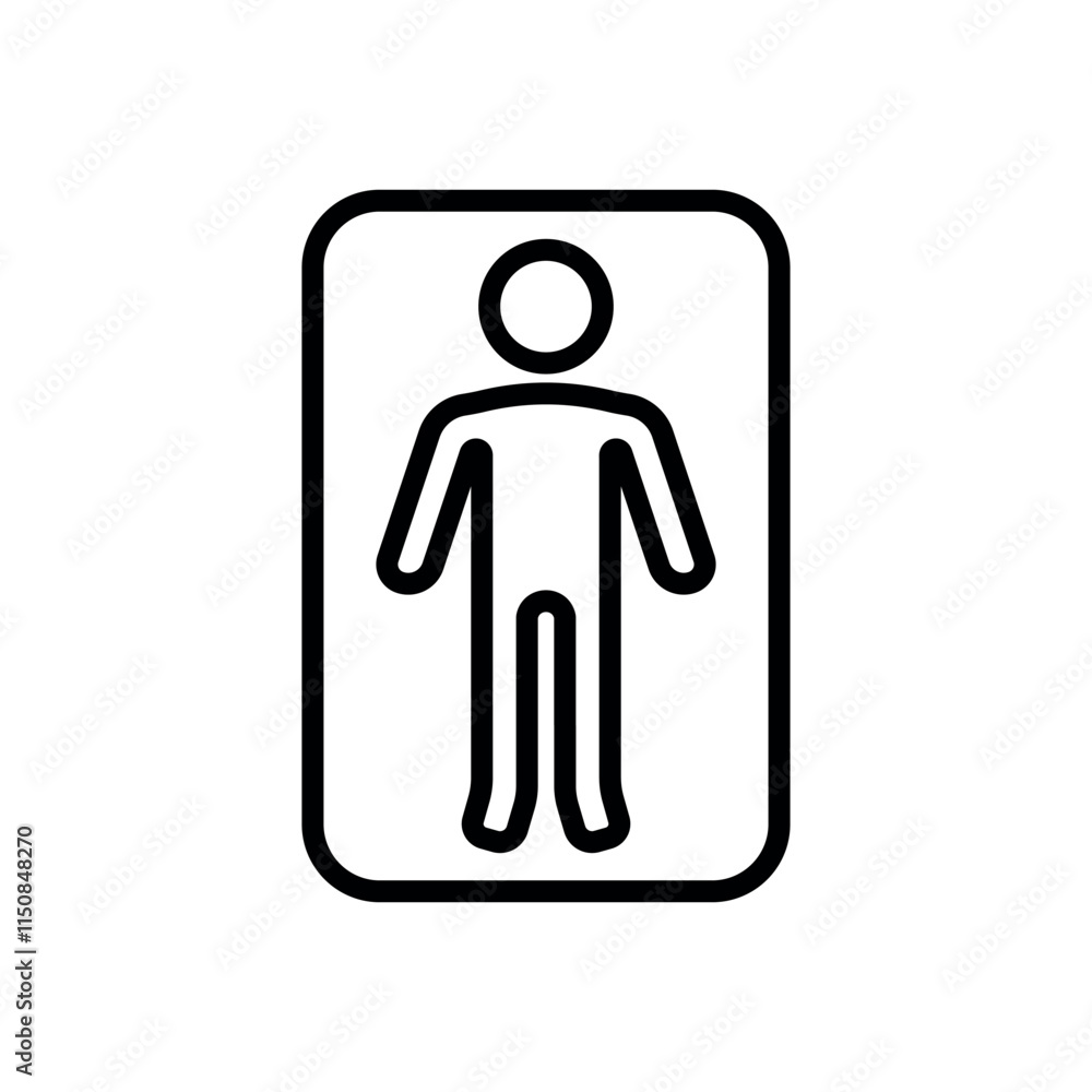 man icon vector design template elegant style man icon vector design template elegant style