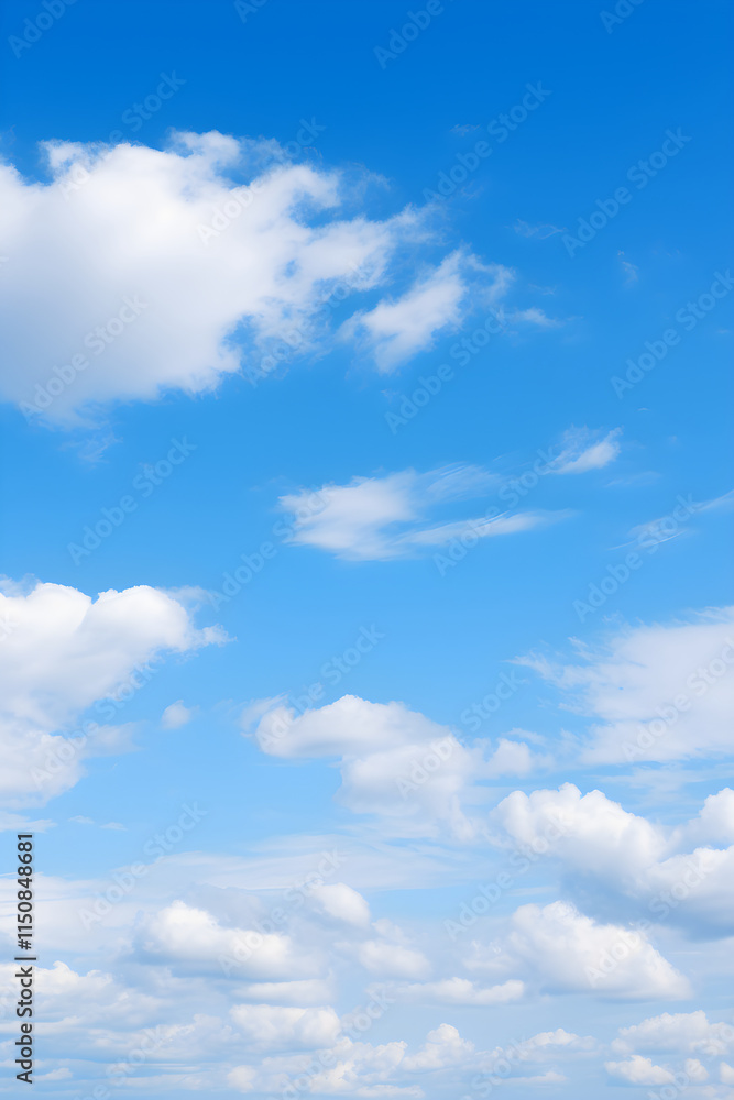 Boundless Azure: An Expanse of Clear Blue Sky Merging with the Horizon Boundless Azure: An Expanse of Clear Blue Sky Merging with the Horizon