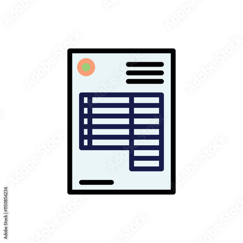 delivery note icon vector design template elegant style 