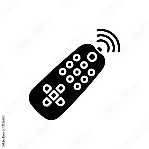 remote control icon vector design template elegant style 