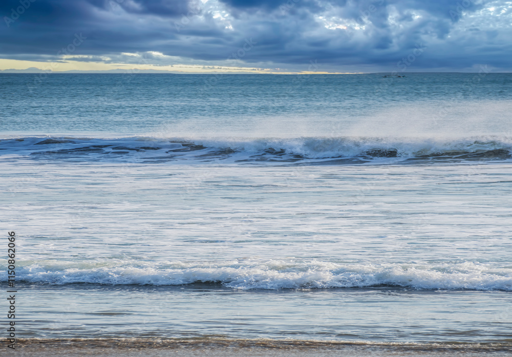 Beautiful sunset beach landscape, Perth Western Australia