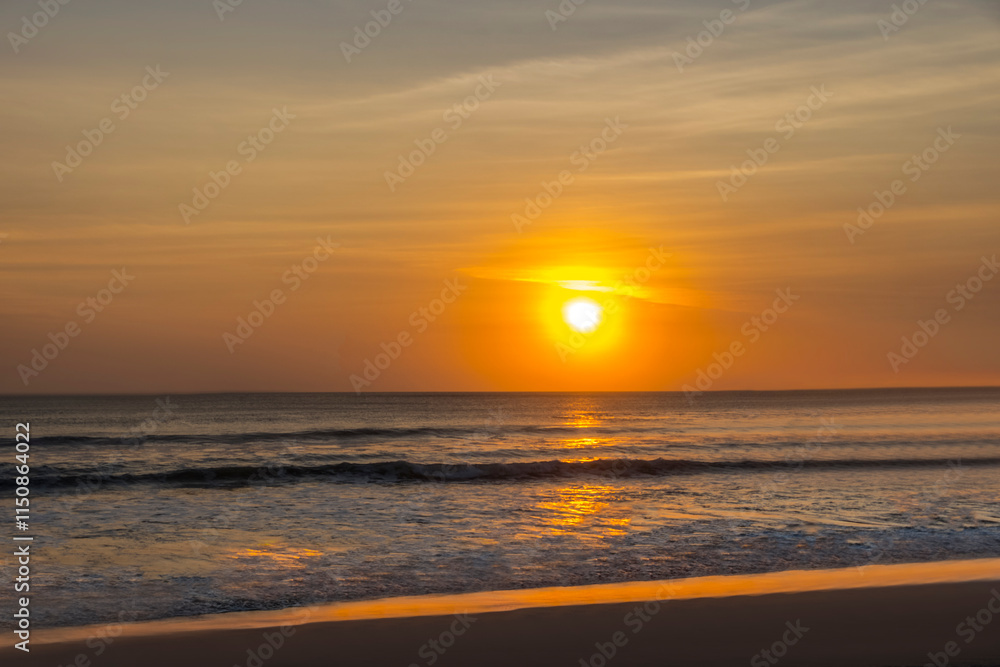 Sunset beach Perth Western Australia.