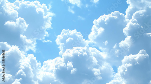 Blue sky and clouds background
