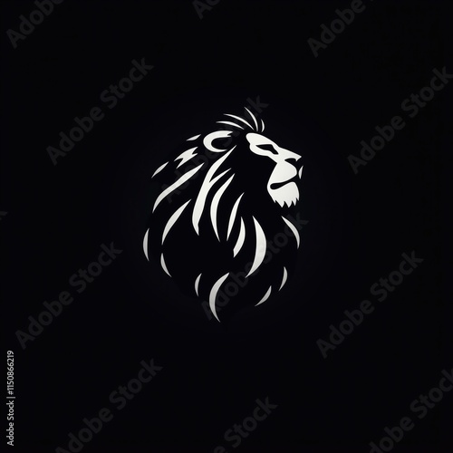 Wallpaper Mural lion king logo shape design Torontodigital.ca