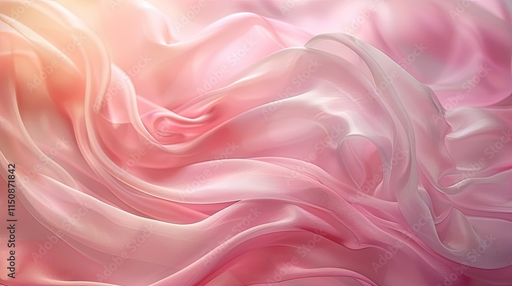 Obraz premium soft abstract silk wave background