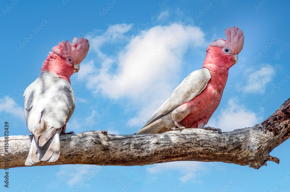 The galah, less commonly known as the pink and grey cockatoo or rose-breasted cockatoo, is an Australian species of cockatoo