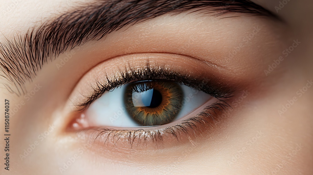 Obraz premium eye icon simple white background