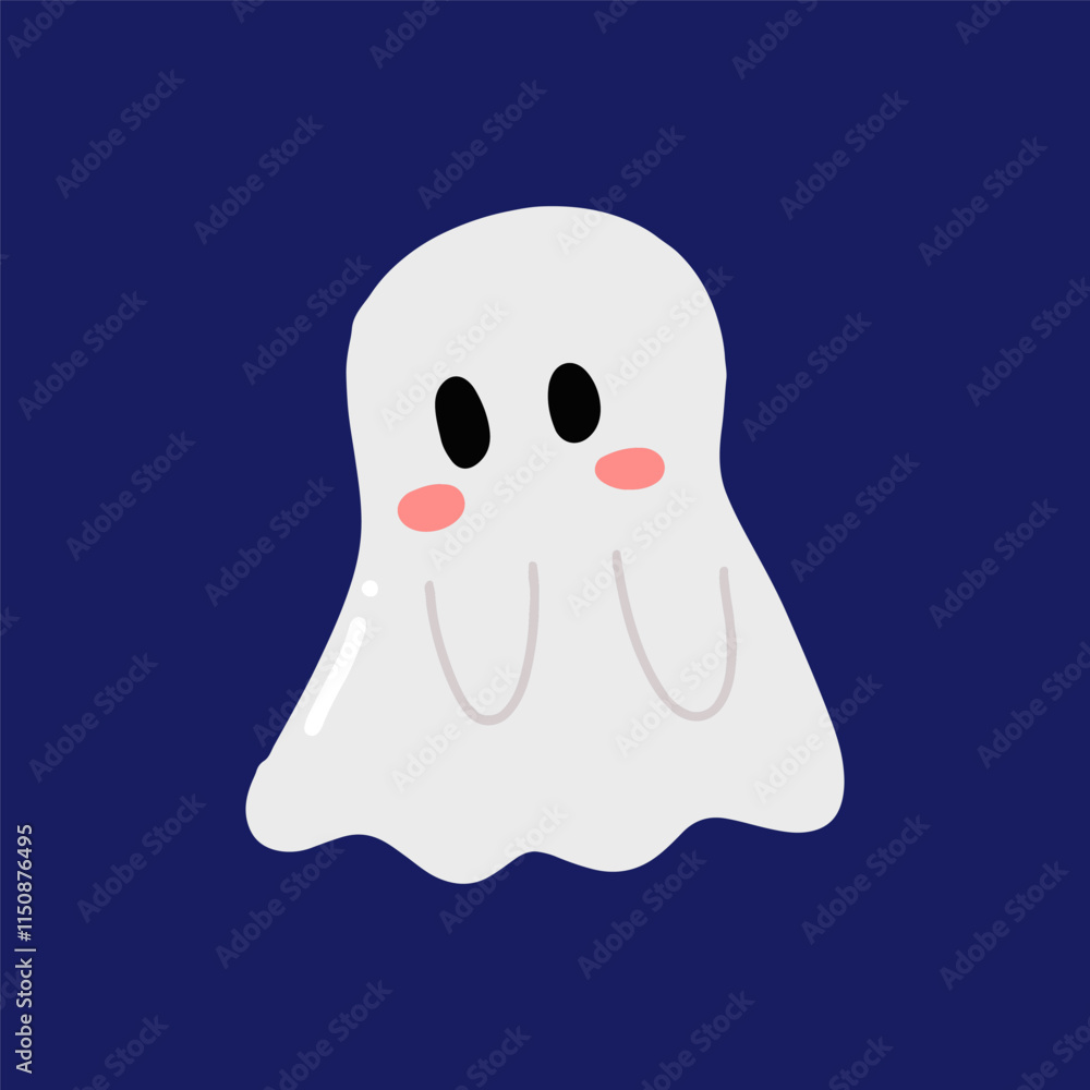 Fototapeta premium spooky halloween season. scary items for celebrating Halloween. Vector graphics.