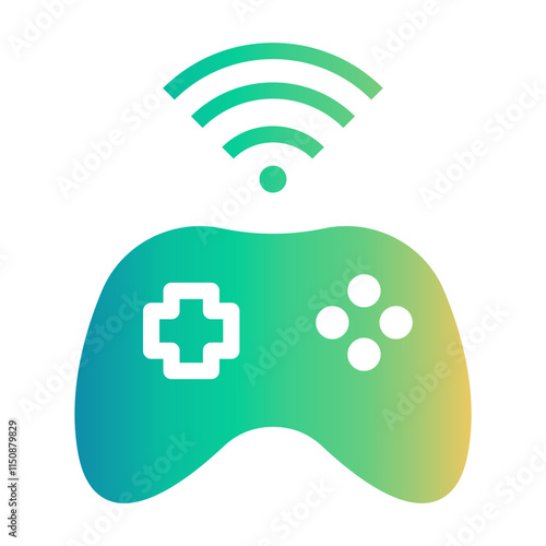 wireless gamepad Gradient icon