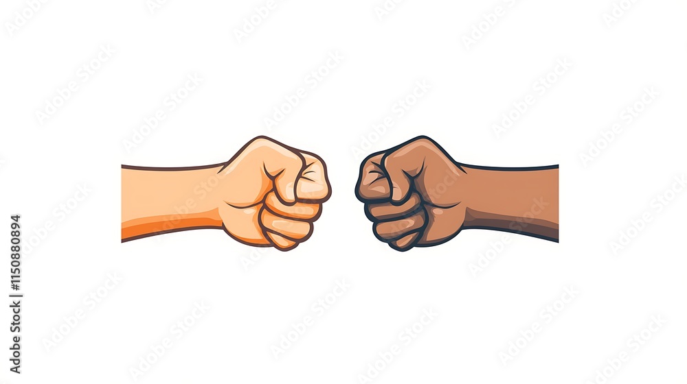fist bump icon simple sleek vector design fist bump icon simple sleek vector design
