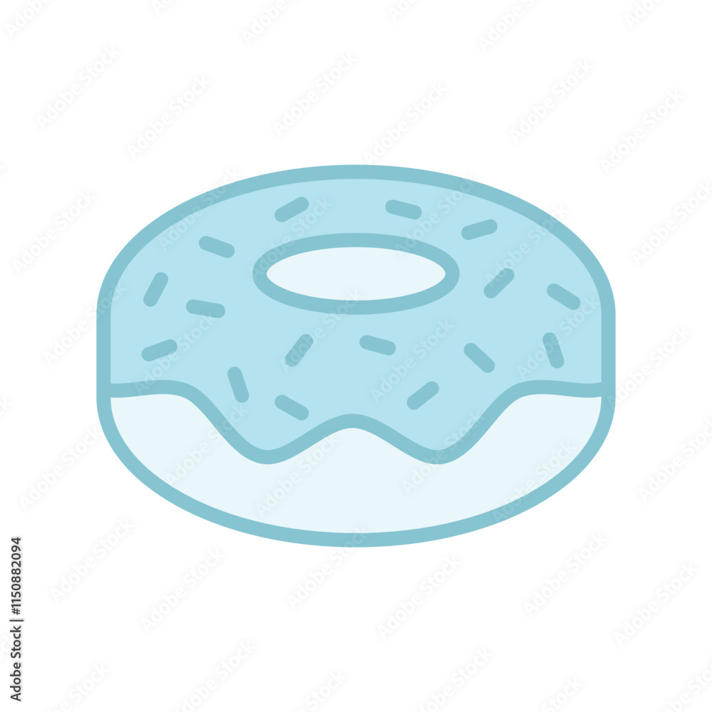donut icon vector design template elegant style donut icon vector design template elegant style