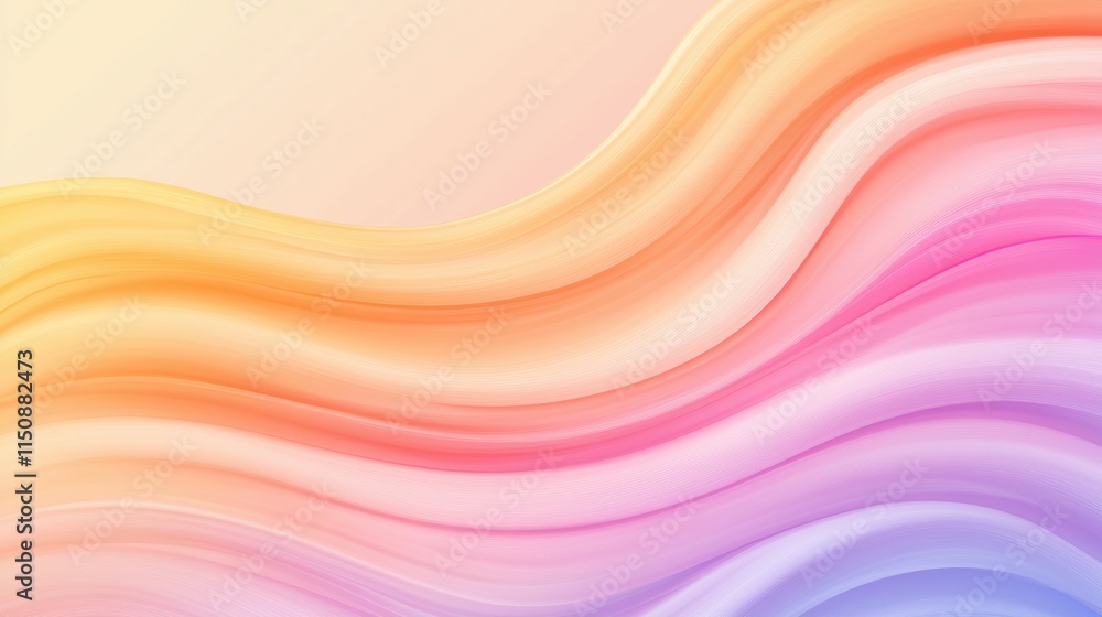 Rainbow Gradient Waves Flowing in Vibrant Colors on Transparent Background for Modern Abstract Design Rainbow Gradient Waves Flowing in Vibrant Colors on Transparent Background for Modern Abstract Design