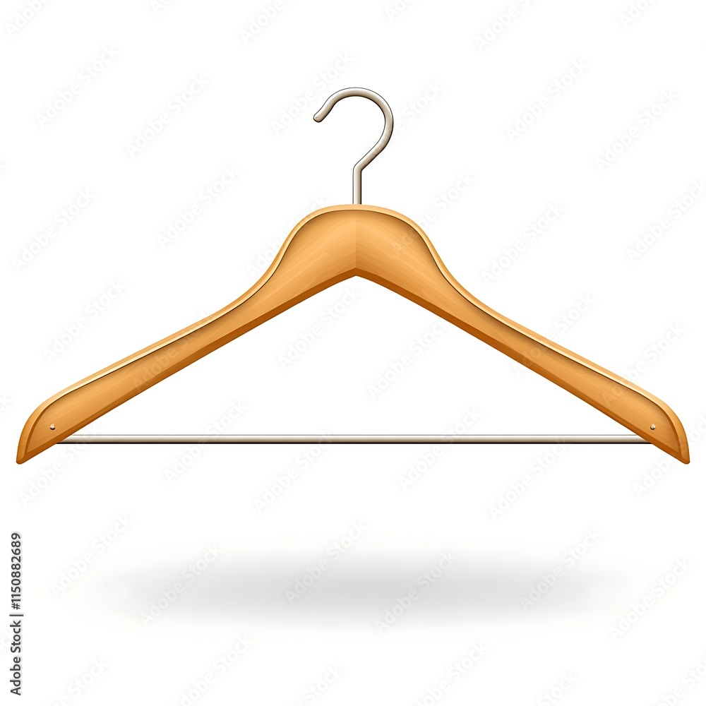 Clothes hanger icon on white background Clothes hanger icon on white background