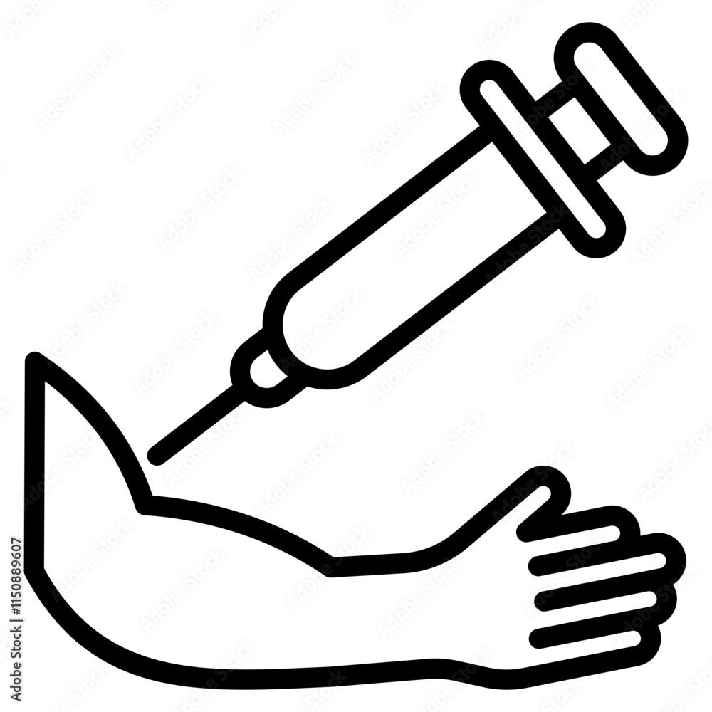 Injection Site Icon Injection Site Icon