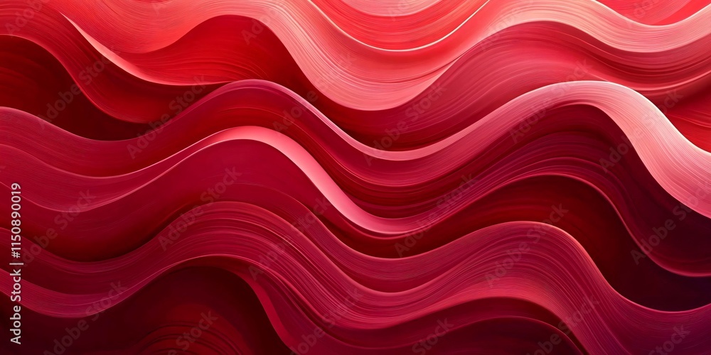 Calming abstract waves in gradients of crimson and pink, perfect for Chinese New Year designs, promotional materials, or serene backgrounds in various industries. Calming abstract waves in gradients of crimson and pink, perfect for Chinese New Year designs, promotional materials, or serene backgrounds in various industries.