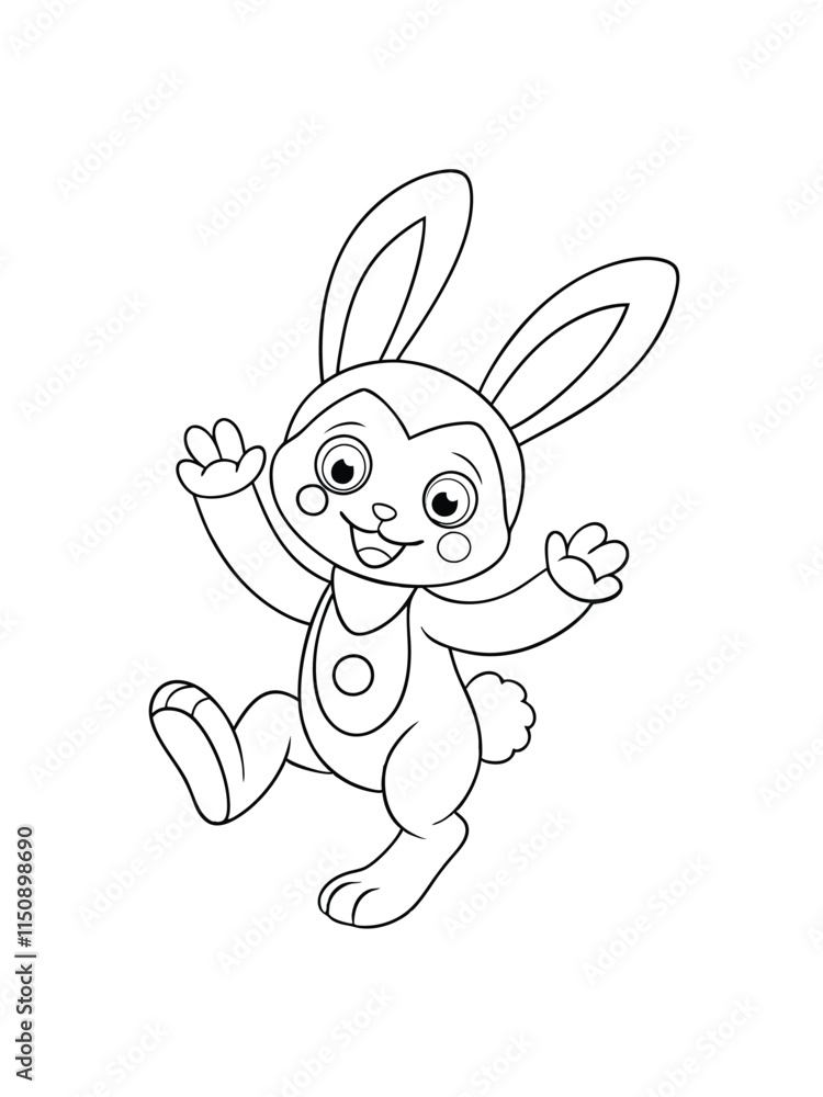 cute and funny animal cartoon drawing for kids coloring page cute and funny animal cartoon drawing for kids coloring page