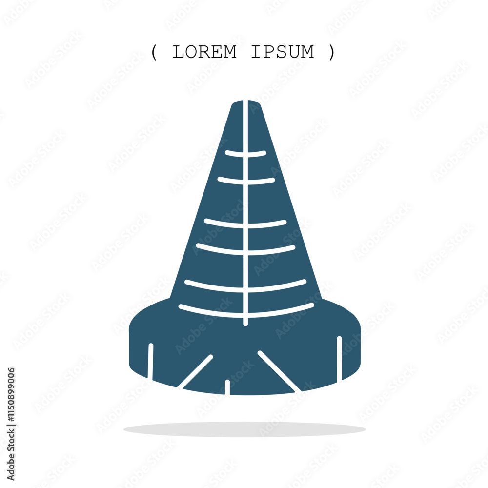 Vector symbol. Traffic cone icon illustration. Stock vector symbol illustration design. Vector symbol. Traffic cone icon illustration. Stock vector symbol illustration design.