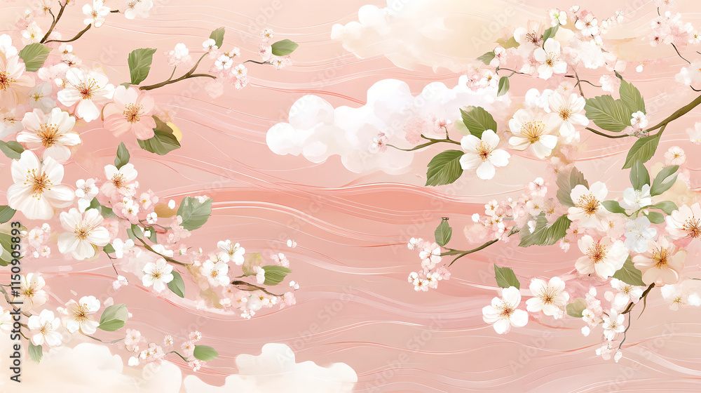 Obraz premium Blossoms in the Clouds 