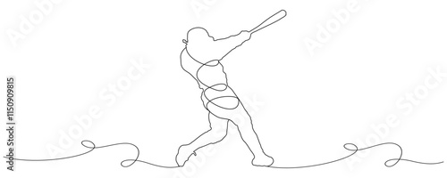 166 sport line-5.epsline art baseball sport illustration