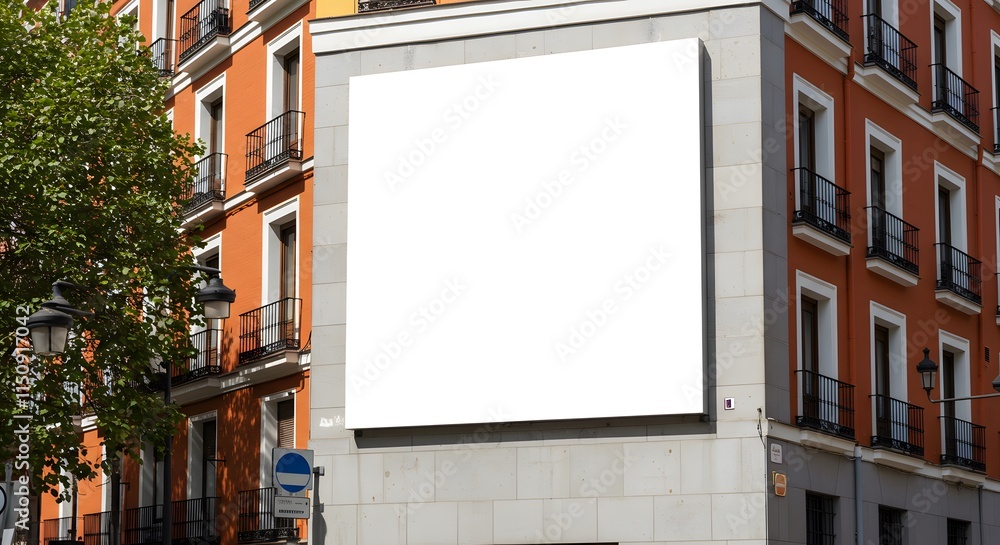 Billboard sign mockup in the urban environment, blank space to display your advertising or branding campaign. Billboard sign mockup in the urban environment, blank space to display your advertising or branding campaign.