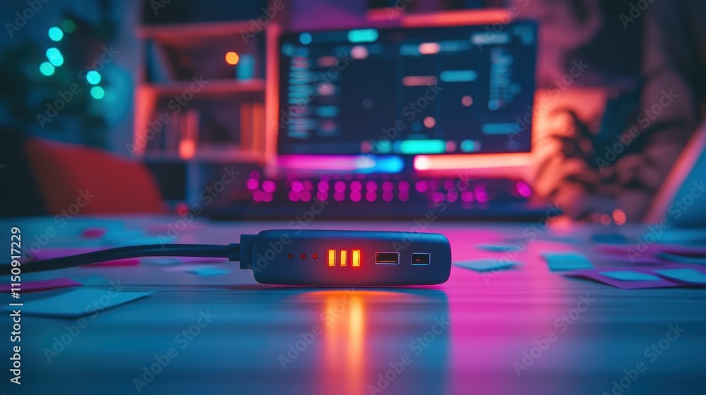 Photograph of a locked USB drive with the tagline Your Data Photograph of a locked USB drive with the tagline Your Data